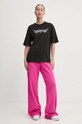 Хлопковая футболка Chiara Ferragni 77CBHT03 чёрный AW24