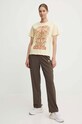 Βαμβακερό μπλουζάκι adidas x Farm Rio IV9759 κίτρινο AW24