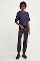 adidas tricou din bumbac All SZN IW1061 bleumarin AW24