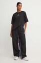 adidas t-shirt bawełniany Express IX3740 czarny AW24
