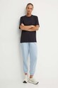 Бавовняна футболка adidas All SZN IX3808 чорний AW24