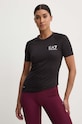 Футболка для тренинга EA7 Emporio Armani regular чёрный TJEMZ.8NTT70.1200