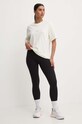 adidas t-shirt bawełniany All SZN IY6784 beżowy AW24