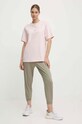 adidas t-shirt bawełniany All SZN IY6787 różowy AW24
