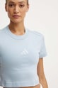 adidas tricou din bumbac All SZN uni albastru IY6846