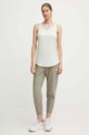adidas top din bumbac Essentials IY9182 verde AW24