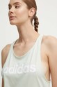 adidas top din bumbac Essentials verde IY9182