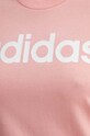 Bavlněné tričko adidas Essentials IY9190 růžová