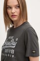 Superdry t-shirt in cotone grigio W1011509A.AFB