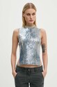 Diesel top din denim DE-CAMY-S albastru A14472.0PGAE