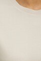 Bavlněné tričko Marella 2423976024200 béžová