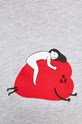 Marella t-shirt bawełniany 2423976044200 szary