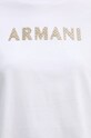 Armani Exchange tricou din bumbac 6DYT36.YJ7VZ alb