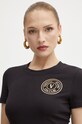 Versace Jeans Couture t-shirt czarny 77HAHT00.CJ03T