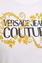 Versace Jeans Couture tricou din bumbac 77HAHE05.CJ00E alb