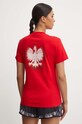 Odzież adidas Performance t-shirt Polska JF6712 czerwony