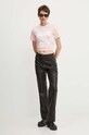 Tričko Juicy Couture FALLIN FOR JUICY FITTED TSHIRT JCGCT224020.121 ružová AW24
