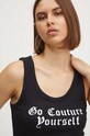 Juicy Couture top GO COUTURE VEST czarny JCGLV224015.101