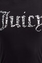 Juicy Couture tricou din bumbac DIAMANTE JEWEL GIRLFRIEND T-SHIRT- JCMCT224257.101 negru