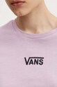 Bavlnené tričko Vans VN000GFFD451 fialová