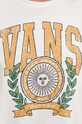 Vans t-shirt bawełniany VN000HHEFS81 beżowy