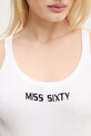 Хлопковый топ Miss Sixty 6L2RJ3580000 белый