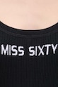 Bavlnený top Miss Sixty čierna 6L2RJ3580000