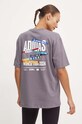 Бавовняна футболка adidas Originals сірий IX7658