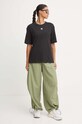 Бавовняна футболка adidas Originals IY7321 чорний AW24