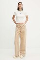 Levi's t-shirt bawełniany A8798 beżowy SS25