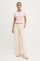 Levi's t-shirt bawełniany A8798 różowy SS25