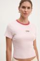 Levi's t-shirt in cotone rosa A8798