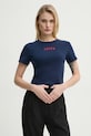Levi's t-shirt bawełniany granatowy A8798