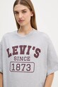 Levi's t-shirt bawełniany nadruk szary 000G4