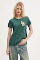 Levi's t-shirt bawełniany regular zielony 17369.2856