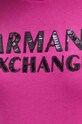 Bavlněné tričko Armani Exchange XW000060.AF10354 růžová