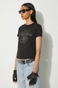 Kenzo cotton t-shirt Constellation Classic black FE62TS1444SO.99J