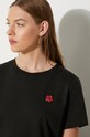 Хлопковая футболка Kenzo Gots Boke Crest Classic Tee FE62TS1414SO.99J чёрный