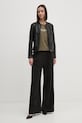 Хлопковая футболка Pepe Jeans FIORE PL505951 зелёный AW24
