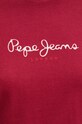 Pepe Jeans tricou din bumbac FIORE PL505951 burgundia