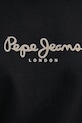 Bavlněné tričko Pepe Jeans FIORE PL505951 černá