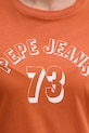 Bavlnené tričko Pepe Jeans GIGI PL505958 oranžová