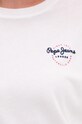 Pepe Jeans t-shirt bawełniany GABRIELA PL505967 biały