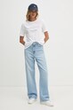 Pepe Jeans tricou din bumbac GABBY PL505968 alb AW24