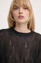 IRO t-shirt czarny WP19HISORE