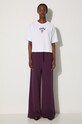 Bavlněné tričko Puma Classics Play Paris Relaxed Tee 626808 bílá AW24