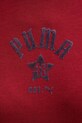Puma tricou din bumbac Classics Play Paris Relaxed Tee 626808 burgundia