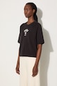 Puma tricou din bumbac Classics Play Paris Relaxed Tee negru 626808