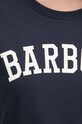 Βαμβακερό μπλουζάκι Barbour σκούρο μπλε LTS0657