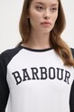 Barbour longsleeve alb LTS0617
